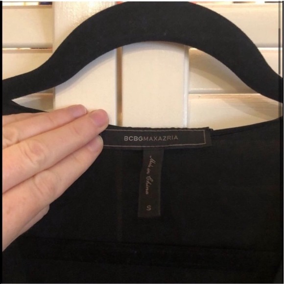 BCBGMaxAzria Marcia Sleeveless Lace Up Crepe Top - Picture 5 of 7